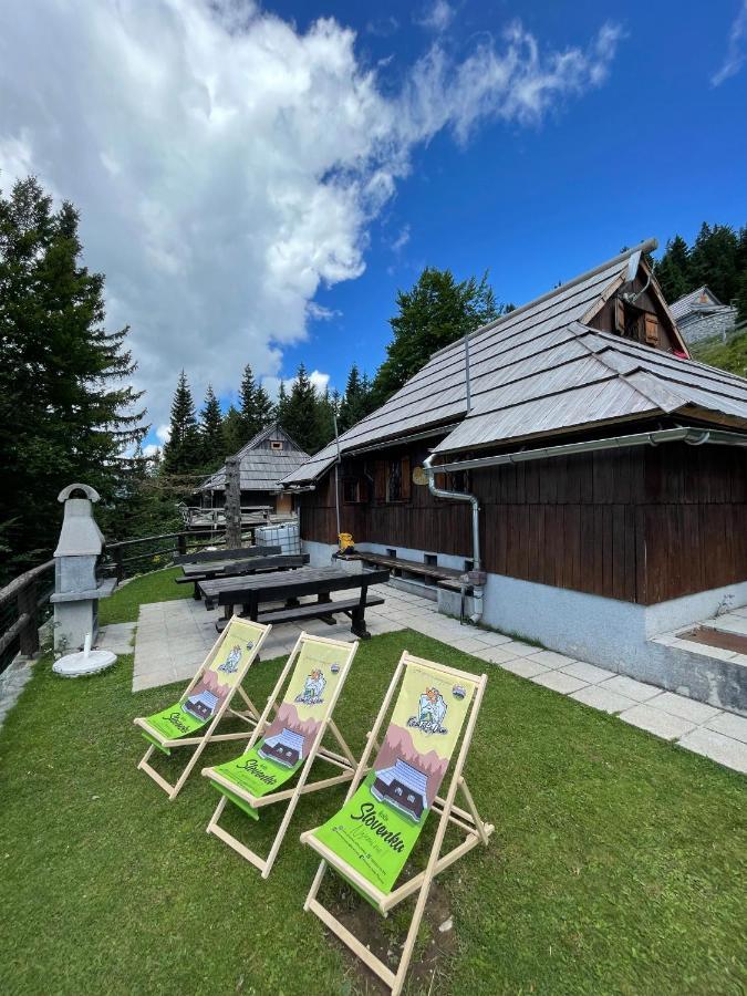 Velika Planina Chalet Slovenka Stahovica Buitenkant foto